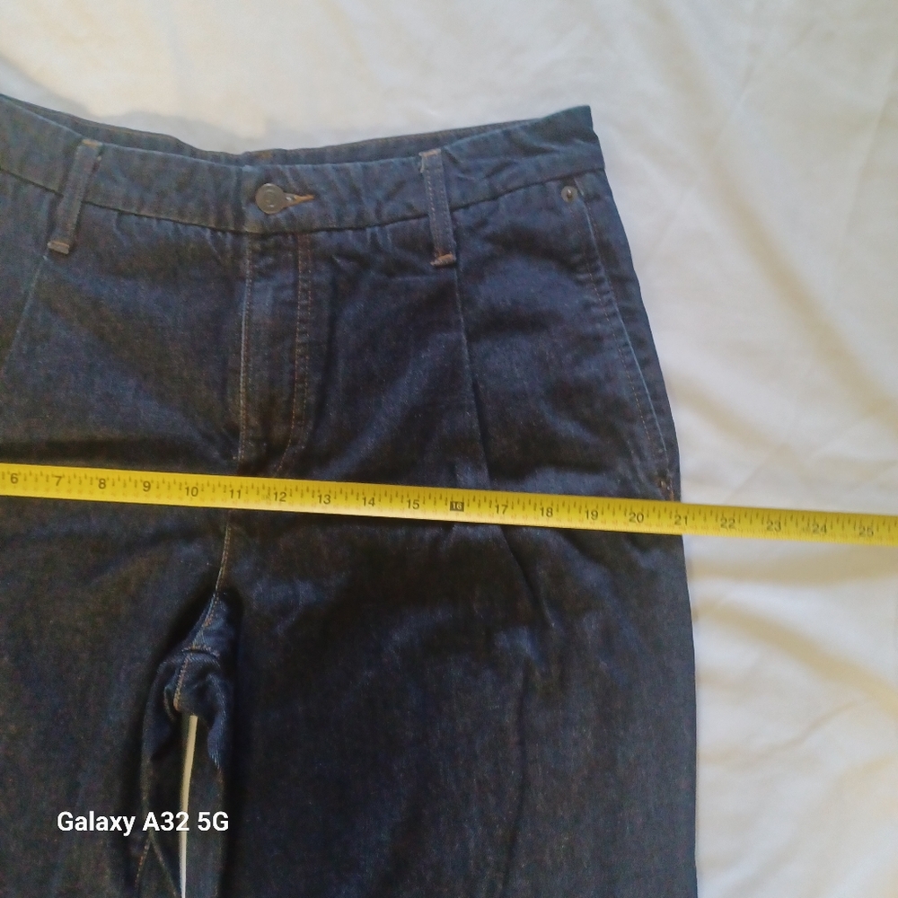 Banana Republic Women Size 30/10 Deep Indigo Relaxed Jeans - Picture 12 of 16